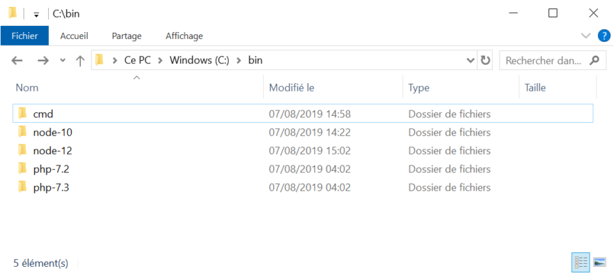 Installer plusieurs versions de PHP ou NodeJS sous Windows – CODE|DESIGN•fr